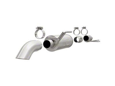 Magnaflow Cat-Back; SS; 2.5/3in; Turn Down In Front Rear Tire - 19056