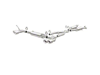 Magnaflow Cat Back; SS; 2.5in; Quad Split Polish 4in tip - 19193
