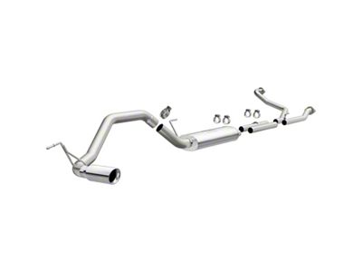 Magnaflow CatBack 07-15 Nissan Titan V8 LGAS/LFLEX Single MF Polished - 19421