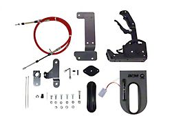 B&M Magnum Grip Pro Stick Automatic Shifter; Floor; Black; Aluminum