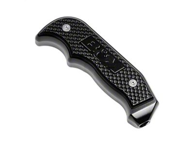 B&M Magnum Grip Shift Handle; Billet Aluminum; Incl. Hardware; Black Anodized; - 81090