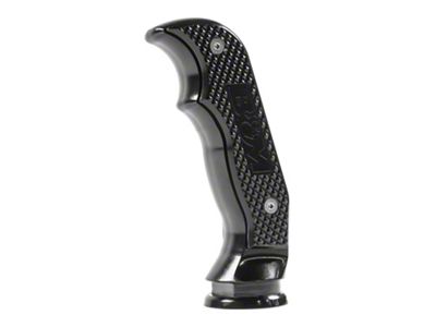 B&M Magnum Grip Shift Handle; Billet Aluminum; Incl. Hardware; Black Anodized