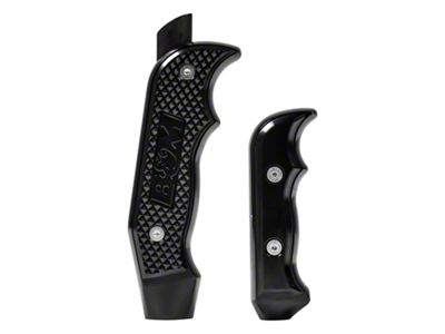 B&M Magnum Grip Shift Handle; Billet Aluminum; Incl. Hardware; Black Anodized; - 81101