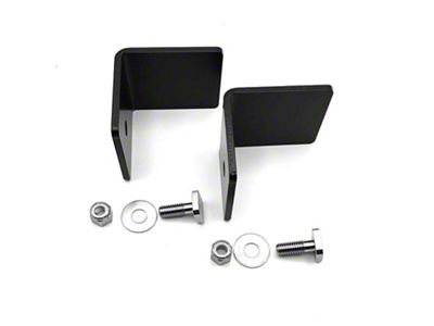 Magnum Headache Rack 90-Degree Mounting Brackets for Glide Track System; Matte Black (Universal; Some Adaptation May Be Required)