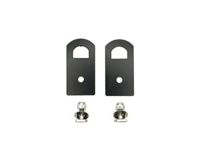 Magnum Headache Rack Adjustable D-Tabs for Glide Track System; Matte Black (Universal; Some Adaptation May Be Required)