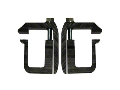 Magnum Replacement Rear Rack Mounting Clamps; Set of 2 (Universal; Some Adaptation May Be Required)