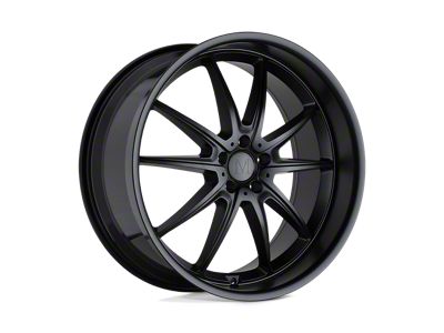 Mandrus Argent Matte Black Wheel; 19x9.5; 49mm Offset