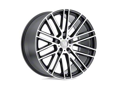 Mandrus Masche Gloss Gunmetal with Mirror Cut Face Wheel; 20x10; 50mm Offset