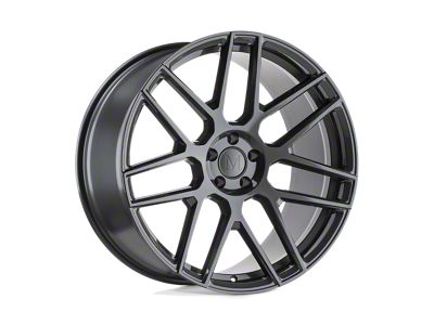 Mandrus Miglia Gloss Gunmetal Wheel; 22x11; 25mm Offset