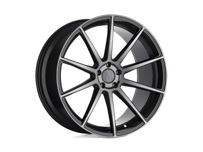 Mandrus Klass Gloss Gunmetal with Machined Tinted Face Wheel; 19x9.5; 49mm Offset