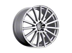 Mandrus Rotec Silver with Mirror Cut Face Wheel; 17x9; 50mm Offset; 5x112mm Bolt Pattern; 66.56mm Hub Bore