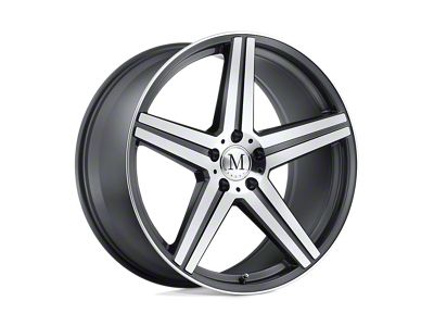 Mandrus Estrella Gunmetal with Mirror Cut Face and Lip Wheel; 19x9.5; 35mm Offset