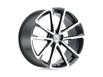 Mandrus Wolf Gloss Gunmetal with Mirror Cut Face Wheel; 24x10; 44mm Offset