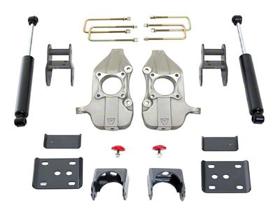 Max Trac 15-18 Ford F-150 2WD 2in/4in Lowering Spindle Kit - KC333224