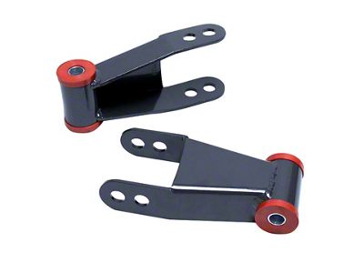 Max Trac 97-03 Ford F-150 2WD/4WD 2in Rear Lowering Shackles - 410520