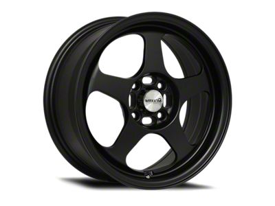 Konig Air Matte Black Wheel; 15x6.5; 38mm Offset; 4x100mm Bolt Pattern; 73.10mm Hub Bore