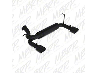 MBRP 07-14 Jeep Wrangler/Rubicon 3.6L/3.8L V6 Axle-Back Dual Rear Exit - S5528BLK