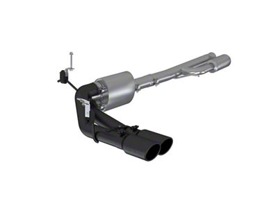 MBRP 2019+ Chevrolet Silverado 1500 4.5L/5.3L Pre-Axle Dual Side Exite - S5092BLK