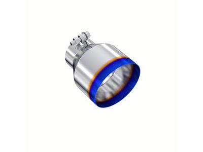 MBRP T304 Stainless Steel Burnt End Angle Cut Exhaust Tip - T5184BE