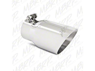 MBRP Universal Tip 4in O.D. Dual Wall Angled 3in inlet - T5122