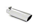 MBRP Angled Cut Rolled End Exhaust Tip; 3.50-Inch; Polished (Fits 2.50-Inch Tailpipe)