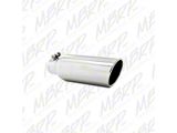MBRP Angled Cut Rolled End Exhaust Tip; 4-Inch; Polished (Fits 2.50-Inch Tailpipe)