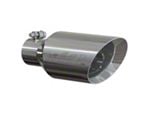 MBRP Angled Cut Rolled End Exhaust Tip; 2.50-Inch; Polished (Fits 2.50-Inch Tailpipe)
