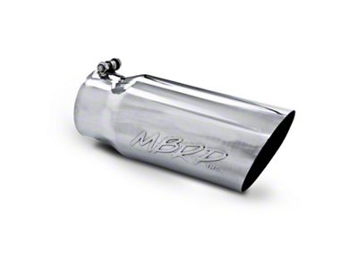 MBRP Universal Tip 5 O.D. Angled Single Walled 4 inlet - T5052