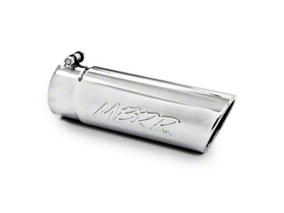 MBRP Universal Tip 4in O.D. Angled Rolled End 3 inlet - T5112