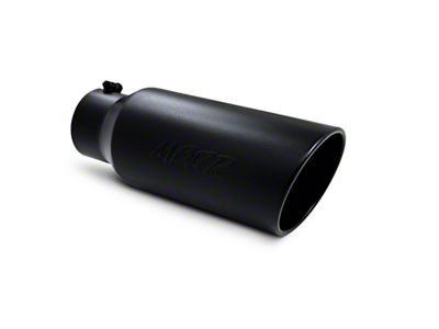 MBRP Universal Tip 7in O.D. Rolled End 5in inlet 18in - T5127BLK