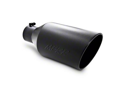 MBRP Universal Tip 8in O.D. Rolled End 4in inlet 18in - T5128BLK