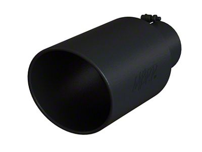 MBRP Universal Tip 8in OD Rolled End 5in Inlet 18in - T5129BLK