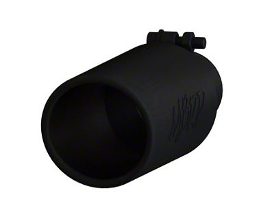 MBRP Universal Tip 4in O.D. Angled Rolled End 2.5in inlet - T5150BLK