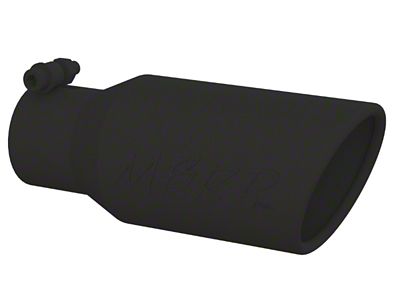 MBRP Universal Angled Rolled End Tip 4in OD / 2-3/4in - T5157BLK