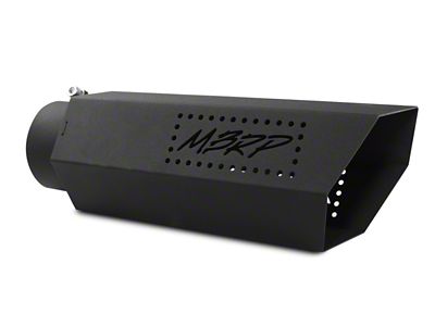 MBRP Universal Hex Tip 4in Inlet 16in Length w/o Logo - T5165BLK