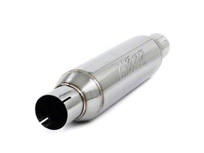 MBRP Universal Resonator 2.5in inlet/outlet 16in body 20in overall T304 - R1012