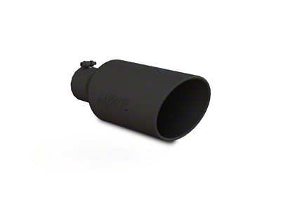 MBRP Universal Exhaust Tip 7in O.D. Rolled End 4in Inlet - T5126BLK