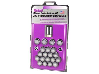 McGard 5 Lug Hex Install Kit Clamshell w/Locks Cone Seat - 84557CN