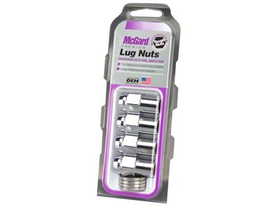 McGard Hex Lug Nut Reg. Shank - .746in. 1/2-20 / - 61000