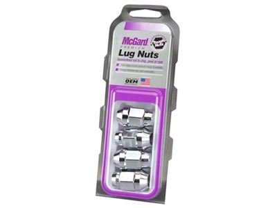 McGard Hex Lug Nut Cone Seat Bulge Style 1/2-20 / - 64010