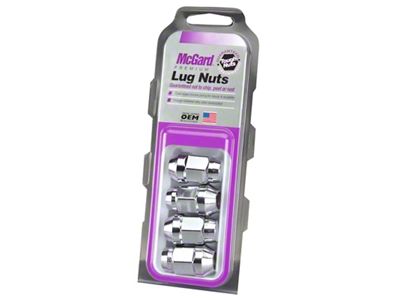 McGard Hex Lug Nut Cone Seat Bulge Style M12X1.5 / - 64012