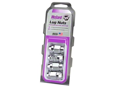 McGard Hex Lug Nut Cone Seat Bulge Style M12X1.25 / - 64013