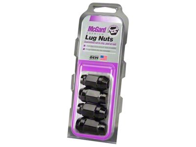 McGard Hex Lug Nut Cone Seat Bulge Style M12X1.5 / - 64015
