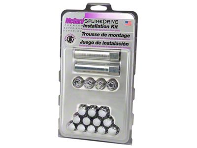 McGard SplineDrive Tuner 4 Lug Install Kit w/Locks & Tool - 65457CN