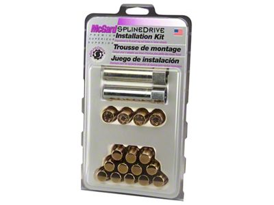 McGard SplineDrive Tuner 4 Lug Install Kit w/Locks & Tool - 65457GDC