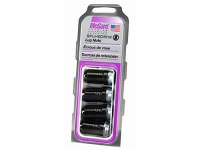 McGard SplineDrive Lug Nut Cone Seat M14X1.5 / 1.648in. Length - 65315BK