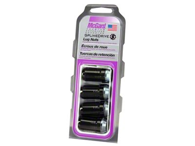 McGard SplineDrive Lug Nut Cone Seat 1/2-20 / 1.60in. Length - 65340BK