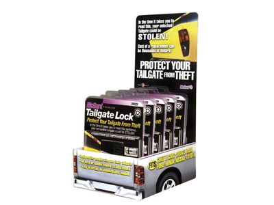 McGard Tailgate Lock Counter Display - Includes 5 Sets of - 90214