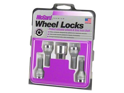 McGard Wheel Lock Bolt Set - 4pk. Cone Seat M12X1.5 - 27013