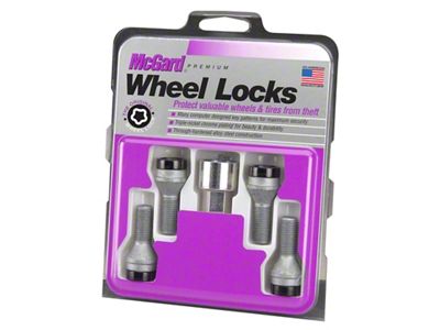 McGard Wheel Lock Bolt Set - 4pk. Cone Seat M14X1.5 - 27305
